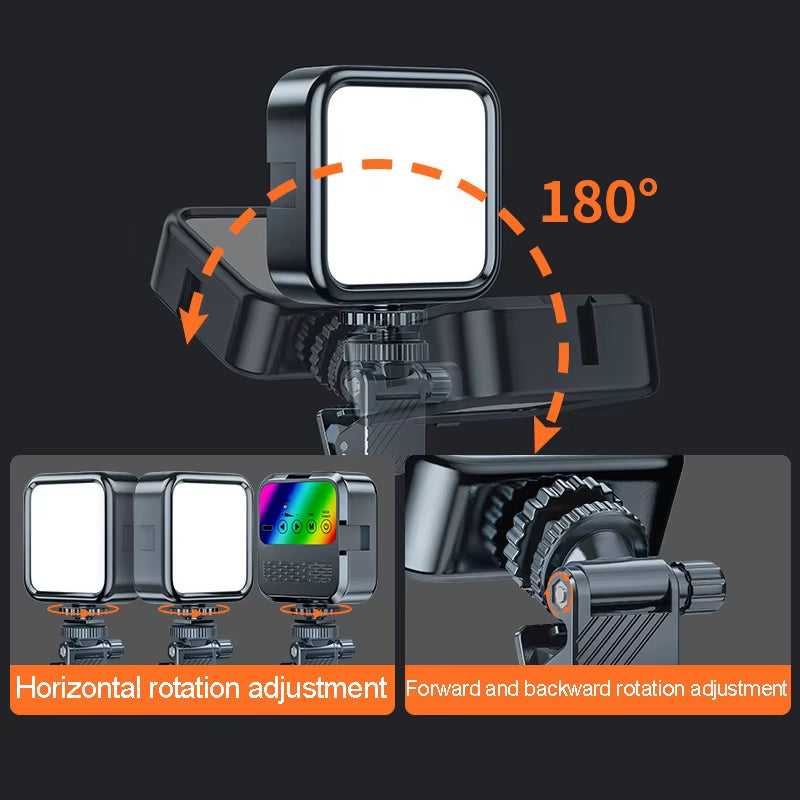Ultimate LED Photography Ring Light with Tripod - Rechargeable Selfie Lamp for Stunning Photo Shoots