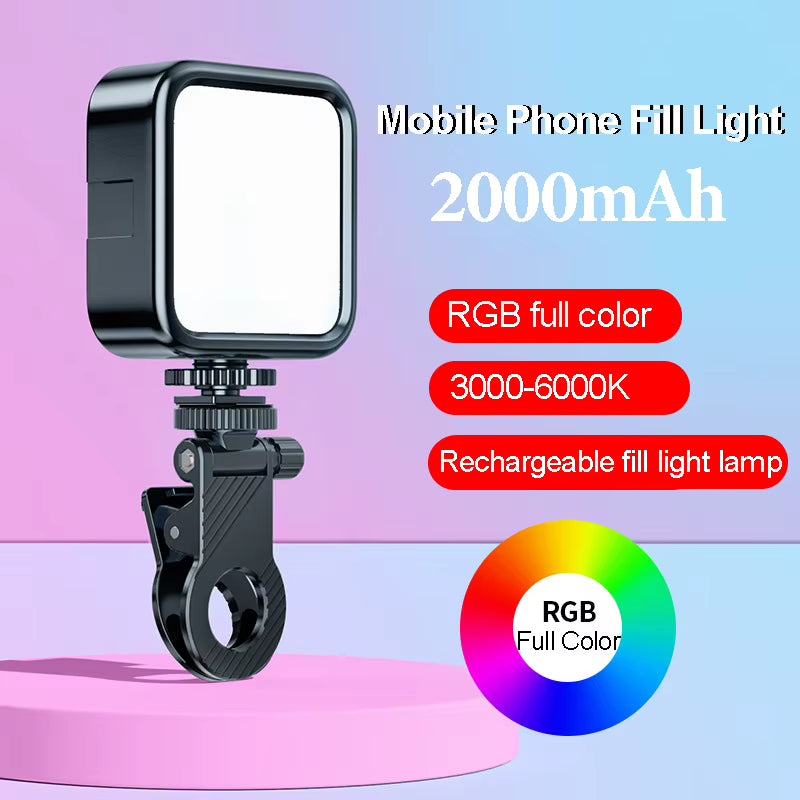 Ultimate LED Photography Ring Light with Tripod - Rechargeable Selfie Lamp for Stunning Photo Shoots