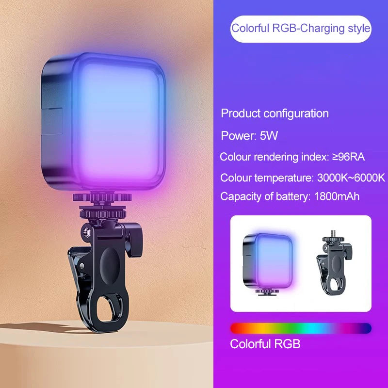 Ultimate LED Photography Ring Light with Tripod - Rechargeable Selfie Lamp for Stunning Photo Shoots